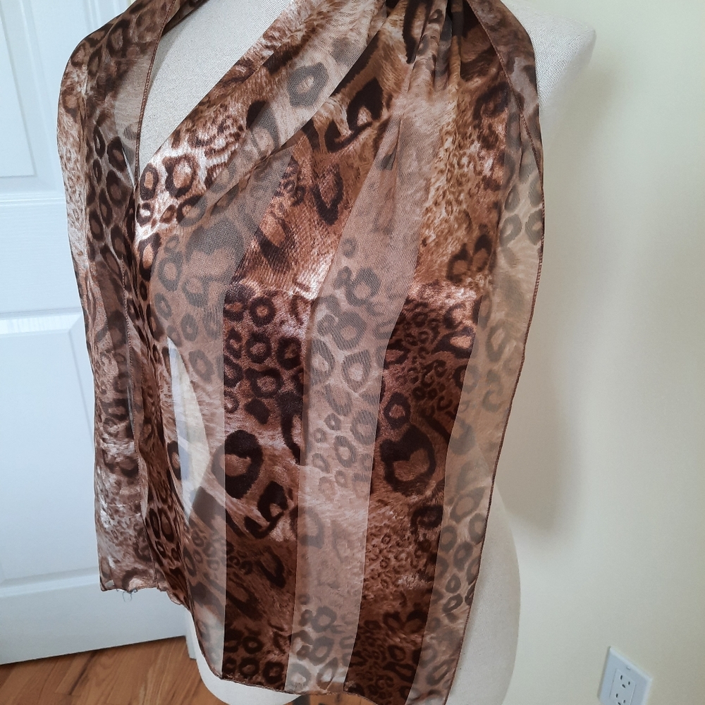 Beautiful animal print scarf